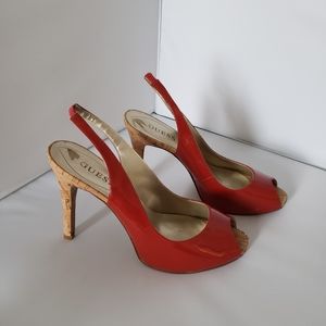 Guess strappy heels